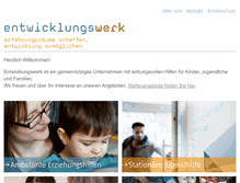 Tablet Screenshot of entwicklungs-werk.de